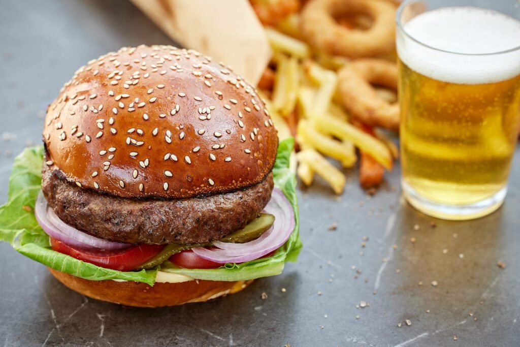 המלצת הגשה - המבורגר צ׳אק